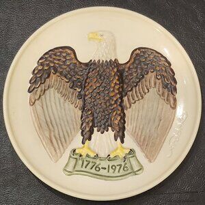 Vintage 1975 Goebel Plate West Germany Eagle American 1776-1976 Collector